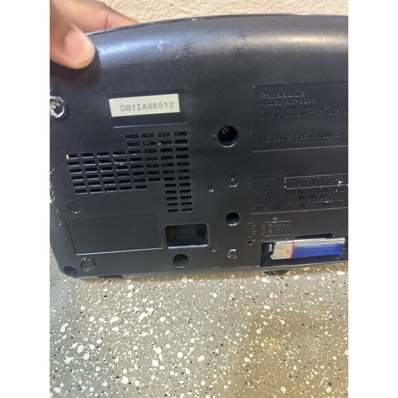 Panasonic Alarm Clock  Radio RC-6088  Red Digits Dual AM/FM Corded  Tested Works - Picture 7 of 9